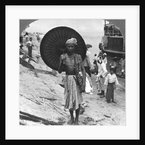 An old man of the Shan people of Upper Burma by Stereo Travel Co