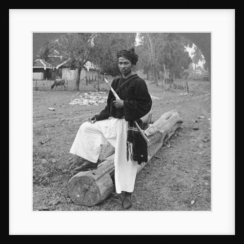 Man of the Kachin Tribe, Upper Burma by Stereo Travel Co