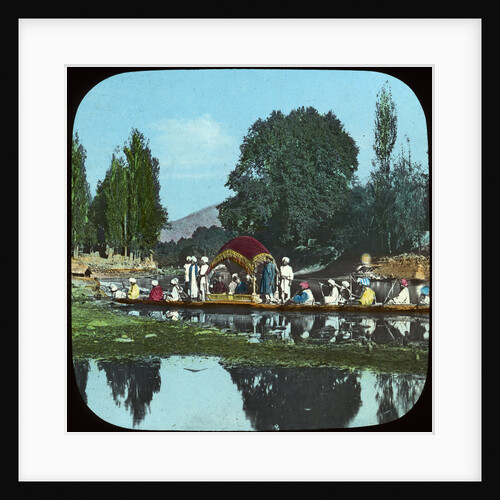 State barge on the Apple Tree Canal, India by Anonymous
