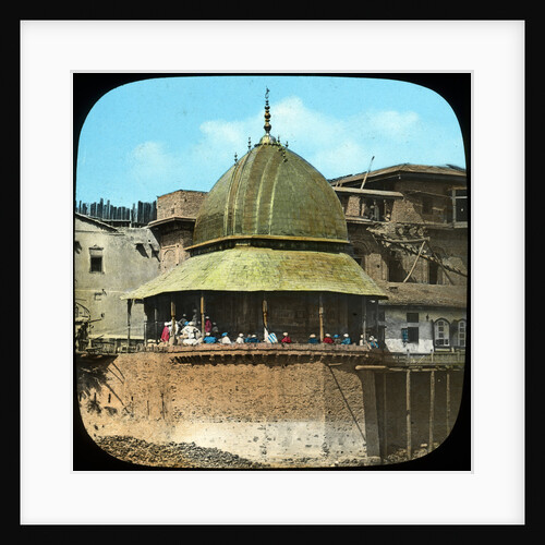 Mosque with a golden roof, India by Anonymous