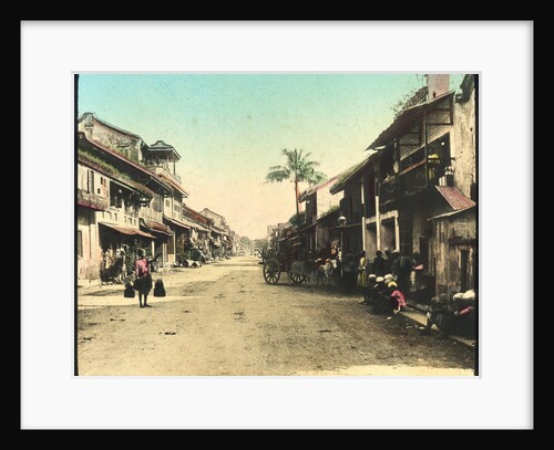 Street in Rangoon, Burma by Anonymous