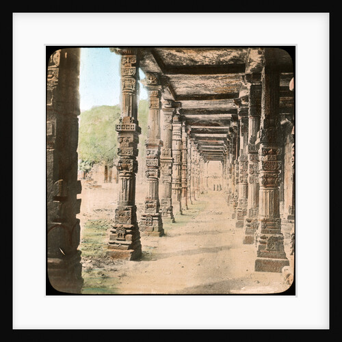 Colonnade, Delhi, India by Anonymous