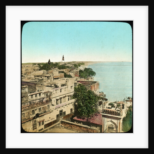 River Ganges from the Aurangzeb Mosque, Benares, India by Anonymous