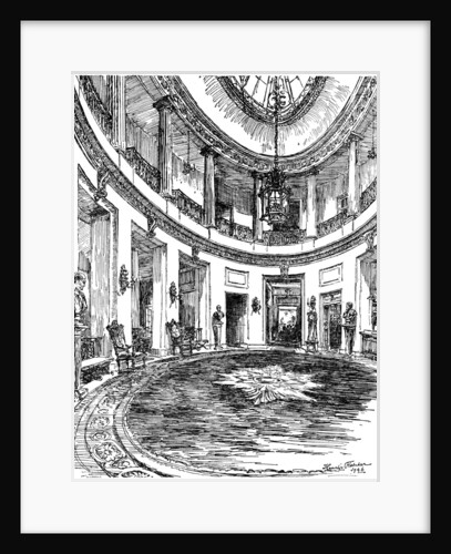 Entrance hall of the RAC clubhouse, Pall Mall, London by Hanslip Fletcher