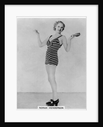 Norah Henderson, British actress by Anonymous