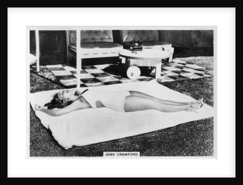 Joan Crawford, American actress and film star by Anonymous