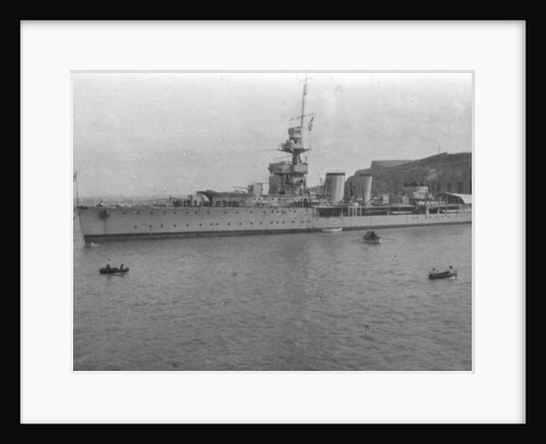 HMS Cardiff, British C-class light cruiser, Malta by Anonymous