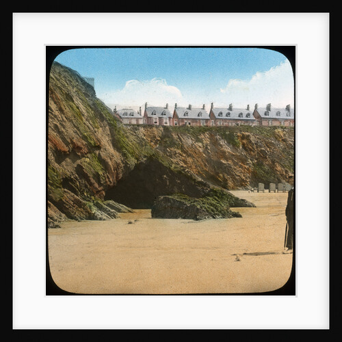 Beach and cliffs, Newquay, Cornwall by Church Army Lantern Department