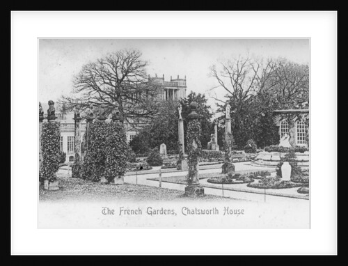 The French Gardens, Chatsworth House, Derbyshire by Anonymous