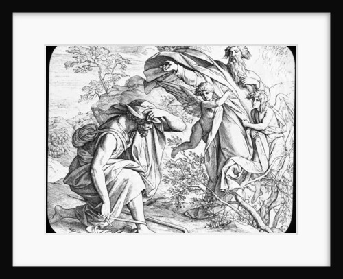 Moses and the Burning Bush by Julius Schnorr von Carolsfeld
