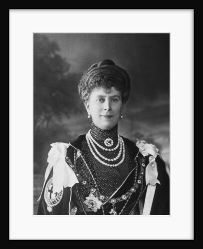 Queen Mary, consort of King George V of the United Kingdom by Anonymous