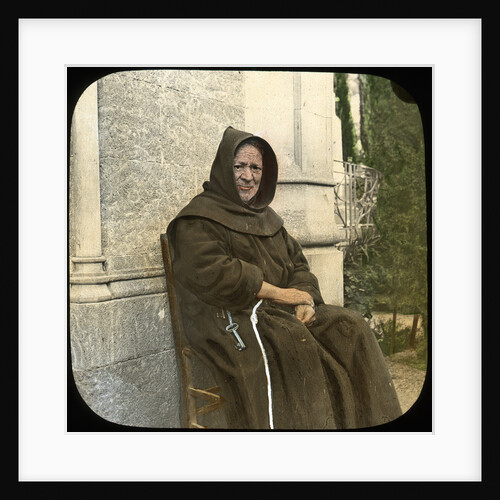 Monk, Sicily, Italy by L Toms