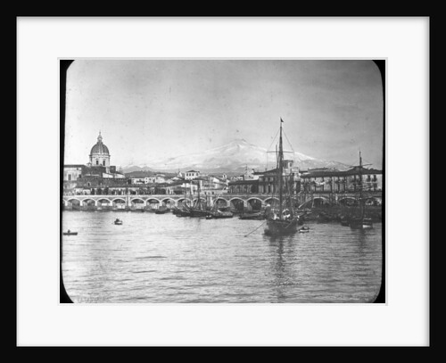 Catania and Mount Etna, Sicily, Italy by Anonymous