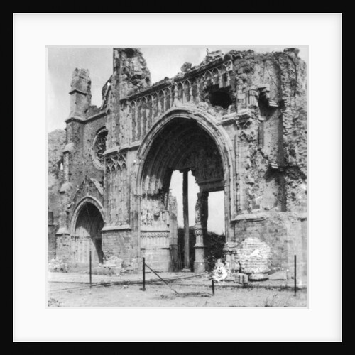 Ruins of the cathedral, Ypres, Belgium, World War I by Nightingale & Co