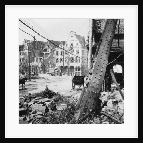 The Grand Place, Arras, France, World War I by Nightingale & Co