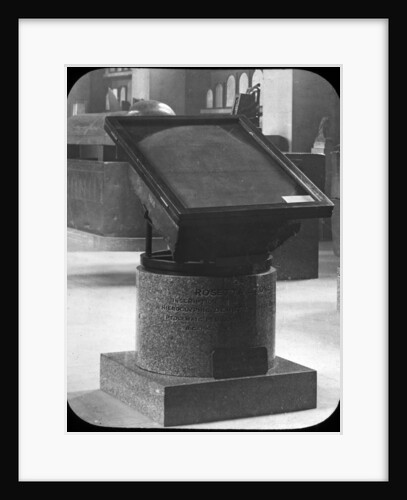The Rosetta Stone, British Museum, London by Newton & Co