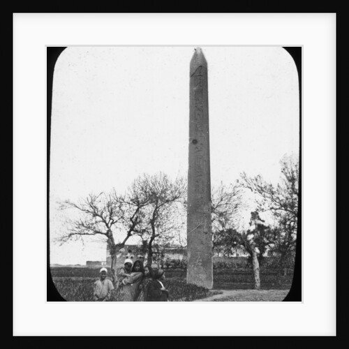 Obelisk, Heliopolis, Egypt by Newton & Co