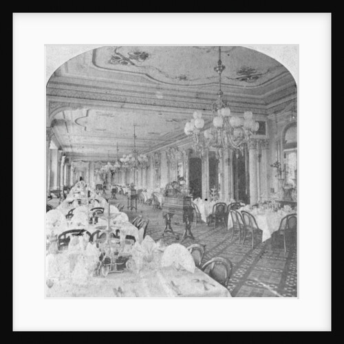 Dining room, Baldwin Hotel, San Francisco, USA by Nesemann