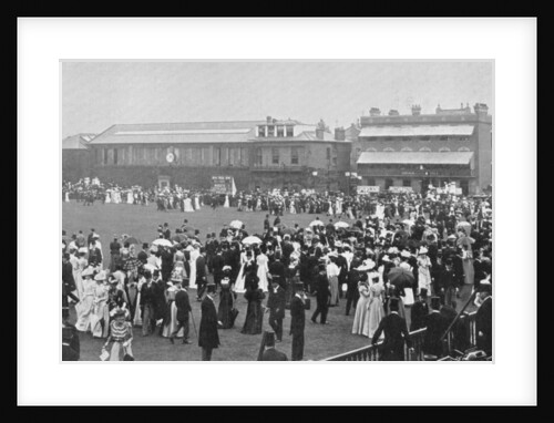 Lord's Cricket Ground, the luncheon interval, London by RW Thomas