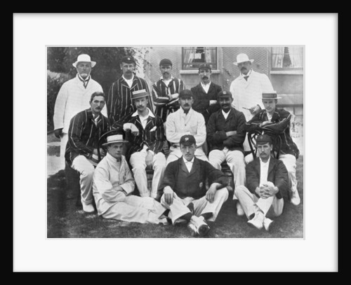 The England Test cricket XI at Lord's, London by Hawkins & Co