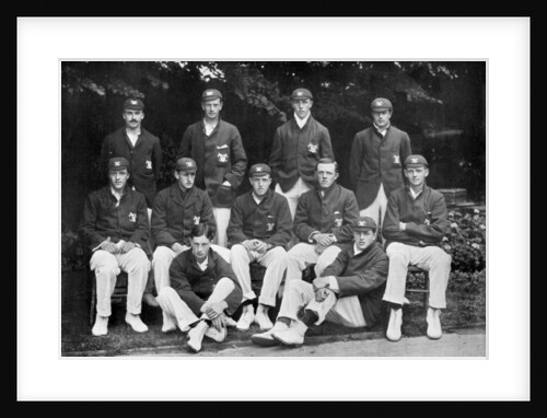 Oxford University cricket XI by Stearn
