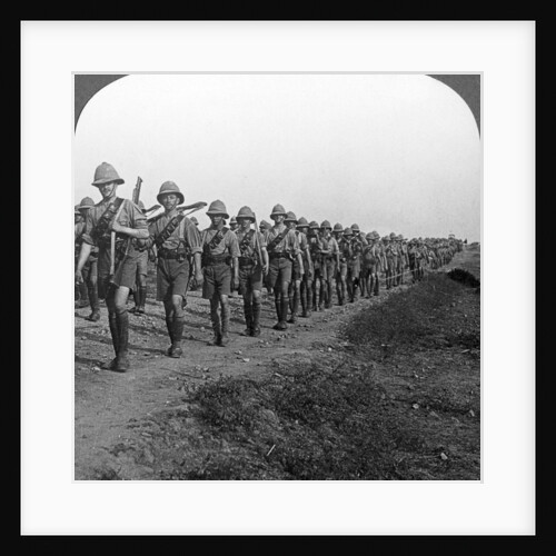 'On the long march through torrid heat to Baghdad', World War I by Realistic Travels Publishers