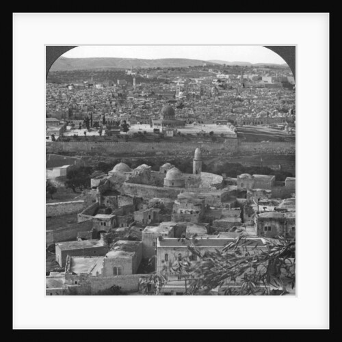 'Jerusalem the Holy City, rescued from the Turks', Palestine, World War I by Realistic Travels Publishers