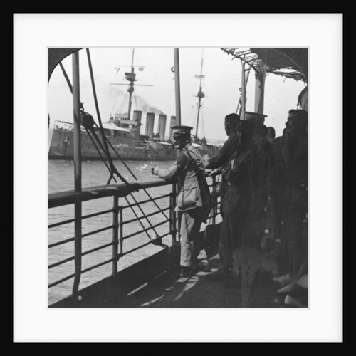 British troops on a troopship, World War I by Realistic Travels Publishers
