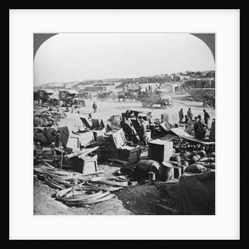 Supplies landed at Suvla Bay, Turkey, Gallipoli landings, World War I by Realistic Travels Publishers