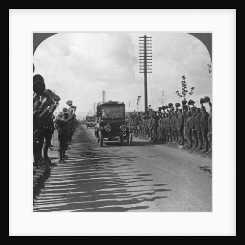 A Royal visit to the troops, enthusiastic welcome by the Canadians, World War I by Realistic Travels Publishers