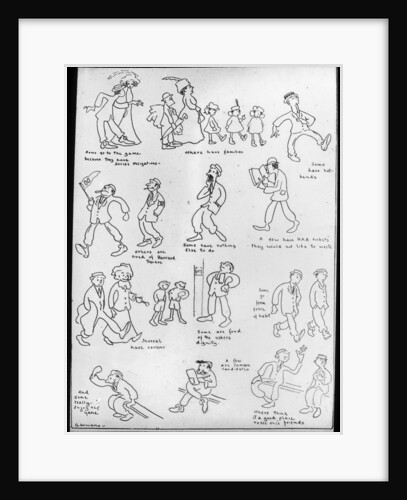 Harvard University cartoon by G Williams