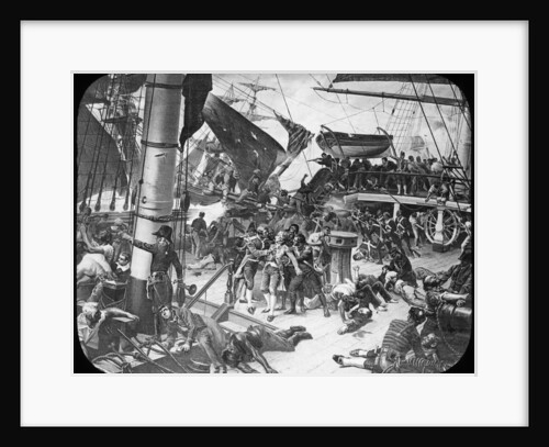 The deck of HMS Victory by Newton & Co