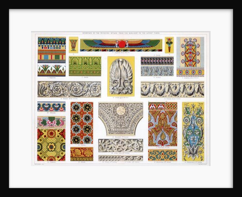 Architectural ornaments by Anonymous