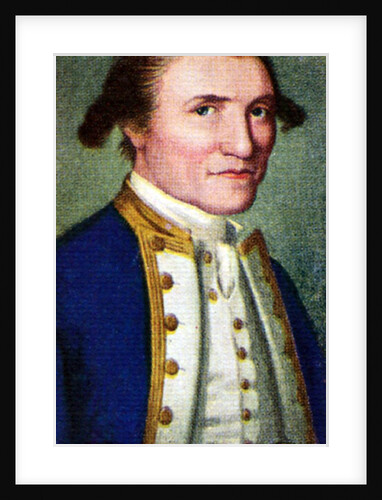 Captain James Cook, taken from a series of cigarette cards by Anonymous