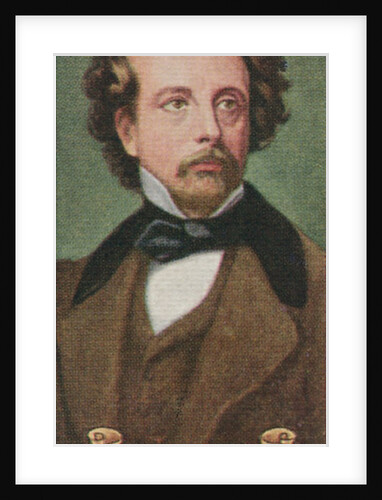 Charles Dickens, taken from a series of cigarette cards by Anonymous