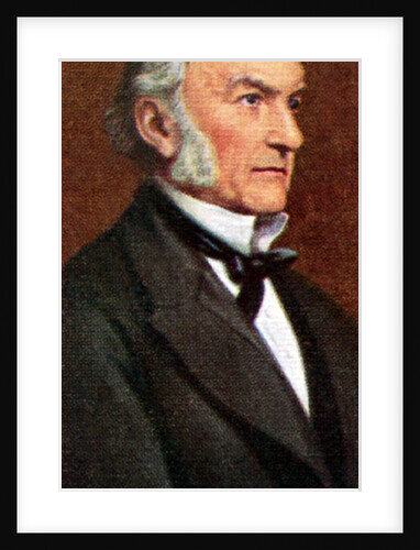 William Ewart Gladstone, taken from a series of cigarette cards by Anonymous