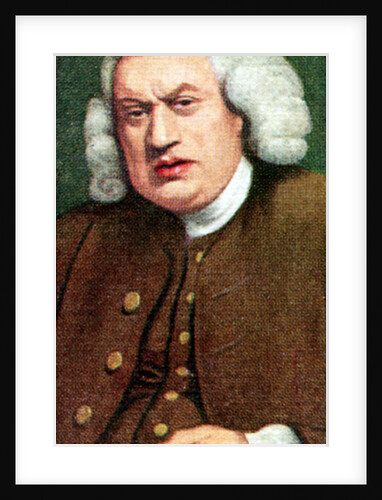 Dr. Johnson, taken from a series of cigarette cards by Anonymous