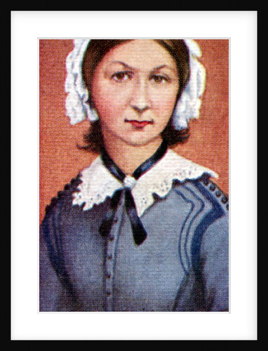 Florence Nightingale, taken from a series of cigarette cards by Anonymous