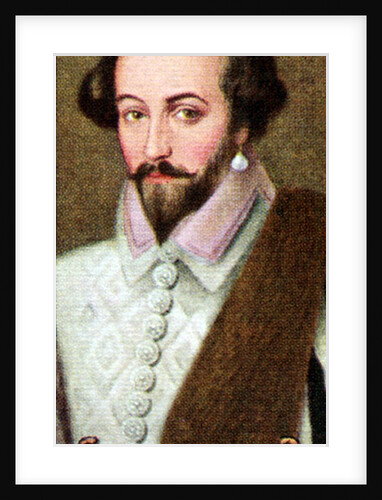 Sir Walter Raleigh, taken from a series of cigarette cards by Anonymous