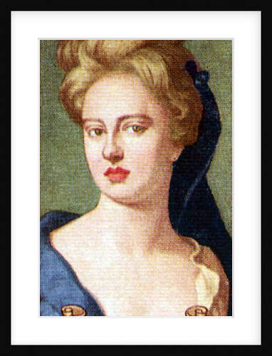 Sarah, Duchess of Marlborough, taken from a series of cigarette cards by Anonymous