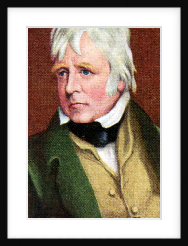 Sir Walter Scott, taken from a series of cigarette cards by Anonymous