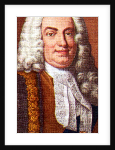 Sir Robert Walpole, taken from a series of cigarette cards by Anonymous