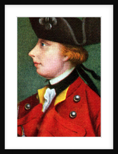 General Wolfe, taken from a series of cigarette cards by Anonymous