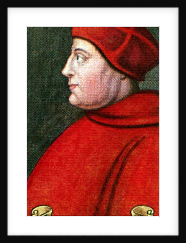 Cardinal Wolsey, taken from a series of cigarette cards by Anonymous
