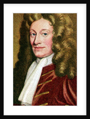 Sir Christopher Wren, taken from a series of cigarette cards by Anonymous