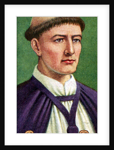 Thomas a Becket, taken from a series of cigarette cards by Anonymous