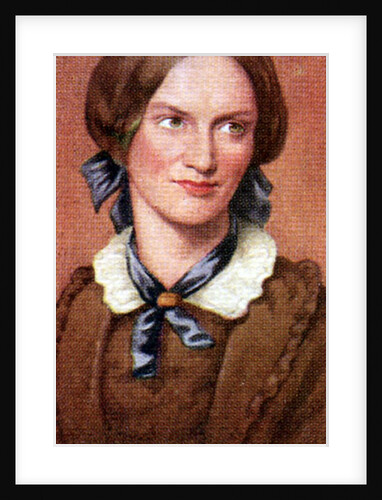 Charlotte Bronte, taken from a series of cigarette cards by Anonymous