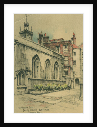 Clifford's Inn Fleet Street, London by Joseph Pike