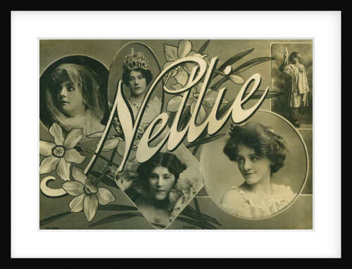 'Nellie', postcard of Edwardian actress Nellie Stewart by Anonymous