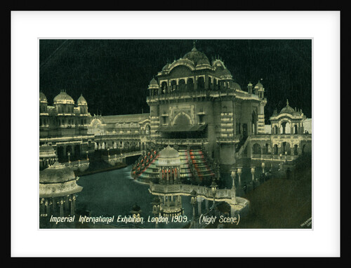 Night scene at the Imperial International Exhibition, White City, London by Anonymous